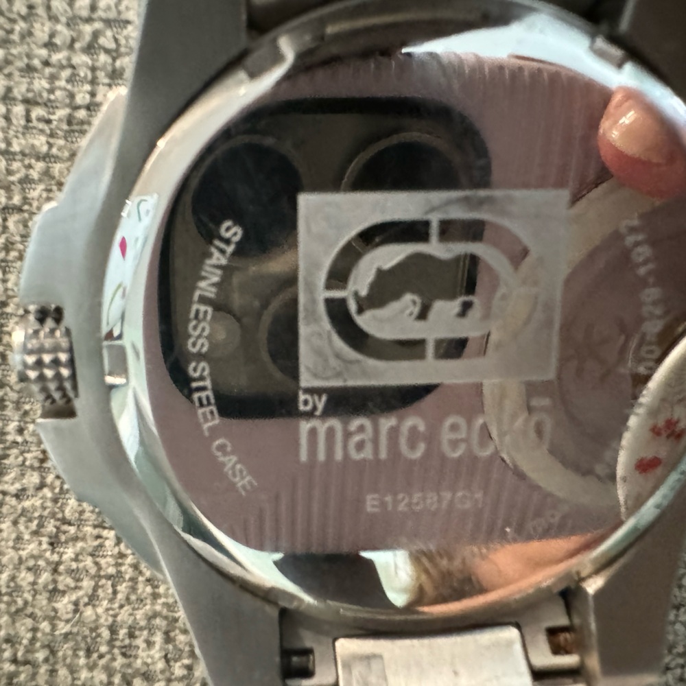 Chronograph Date Mark Ecko E12587g1 Stainless Ste… - image 3